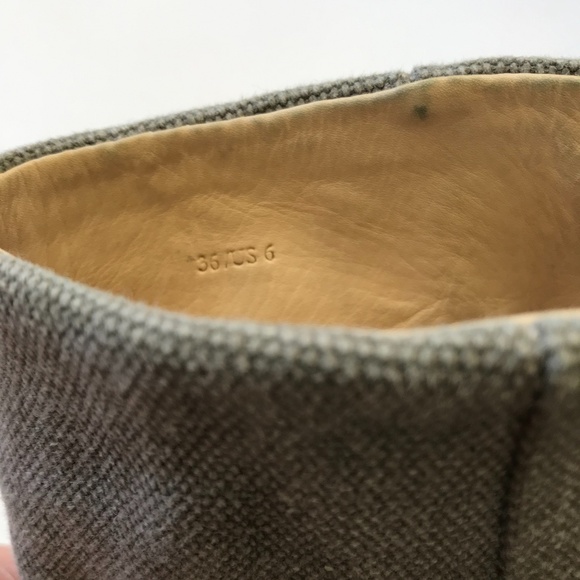 Rag & Bone Newbury Boots Booties 36 6 Gray Canvas - Picture 11 of 12